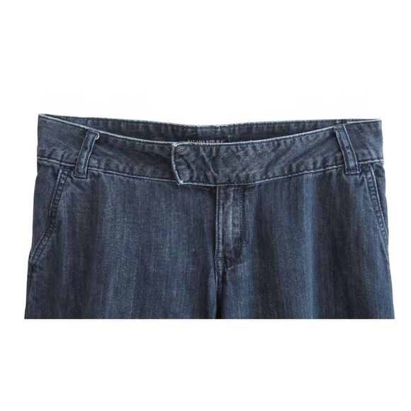 Banana Republic Wide Leg Trouser Jeans Sz 6 Petite 6P - Picture 2 of 5